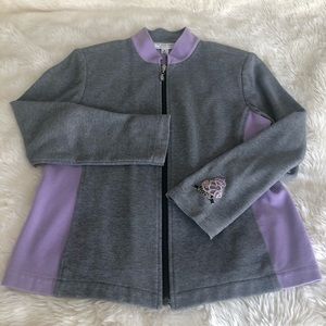 Saint John Sport by Marie Gray color block zipup P